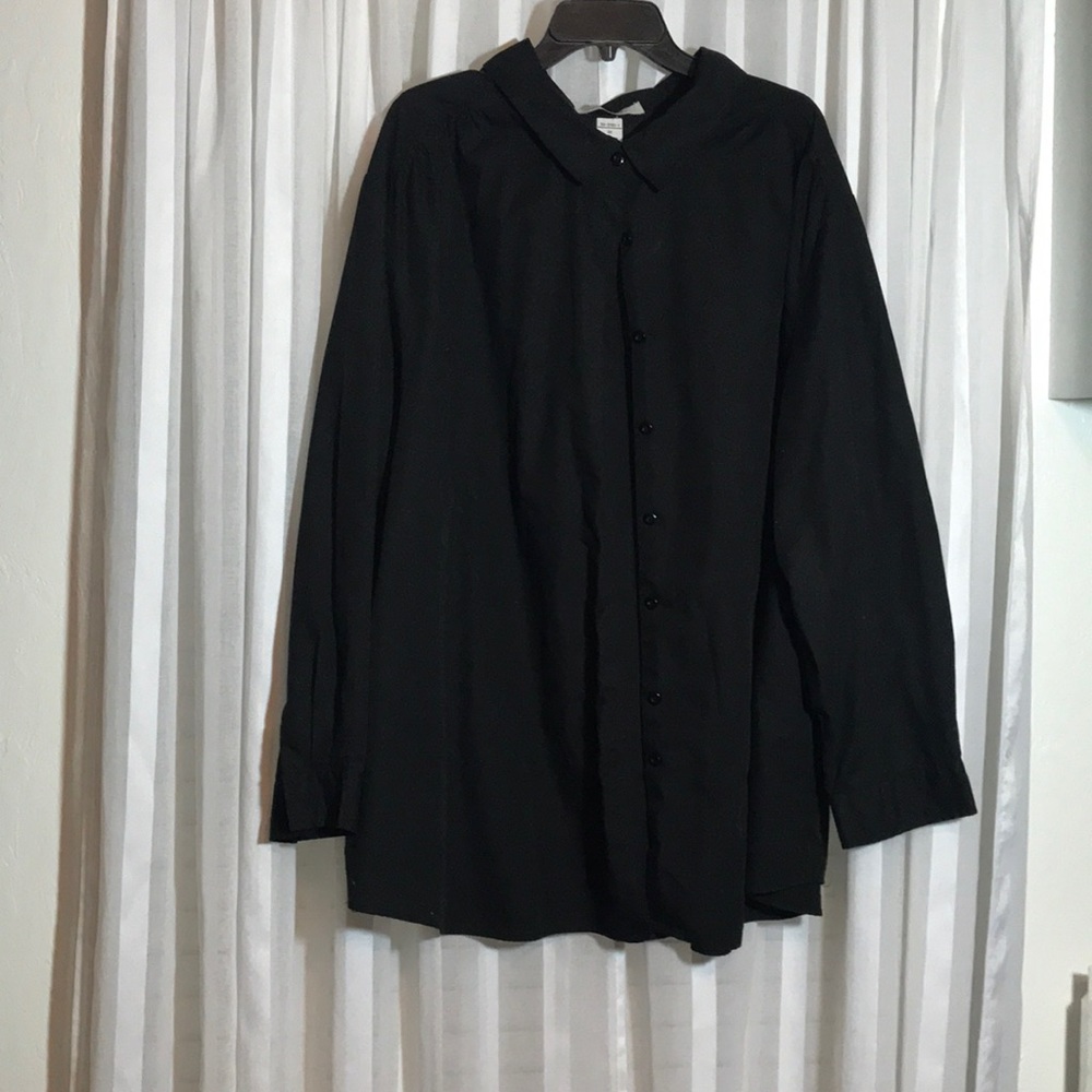 Plus size dress shirt